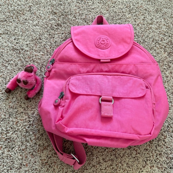 Kipling Pink Mini Backpack - Picture 2 of 6